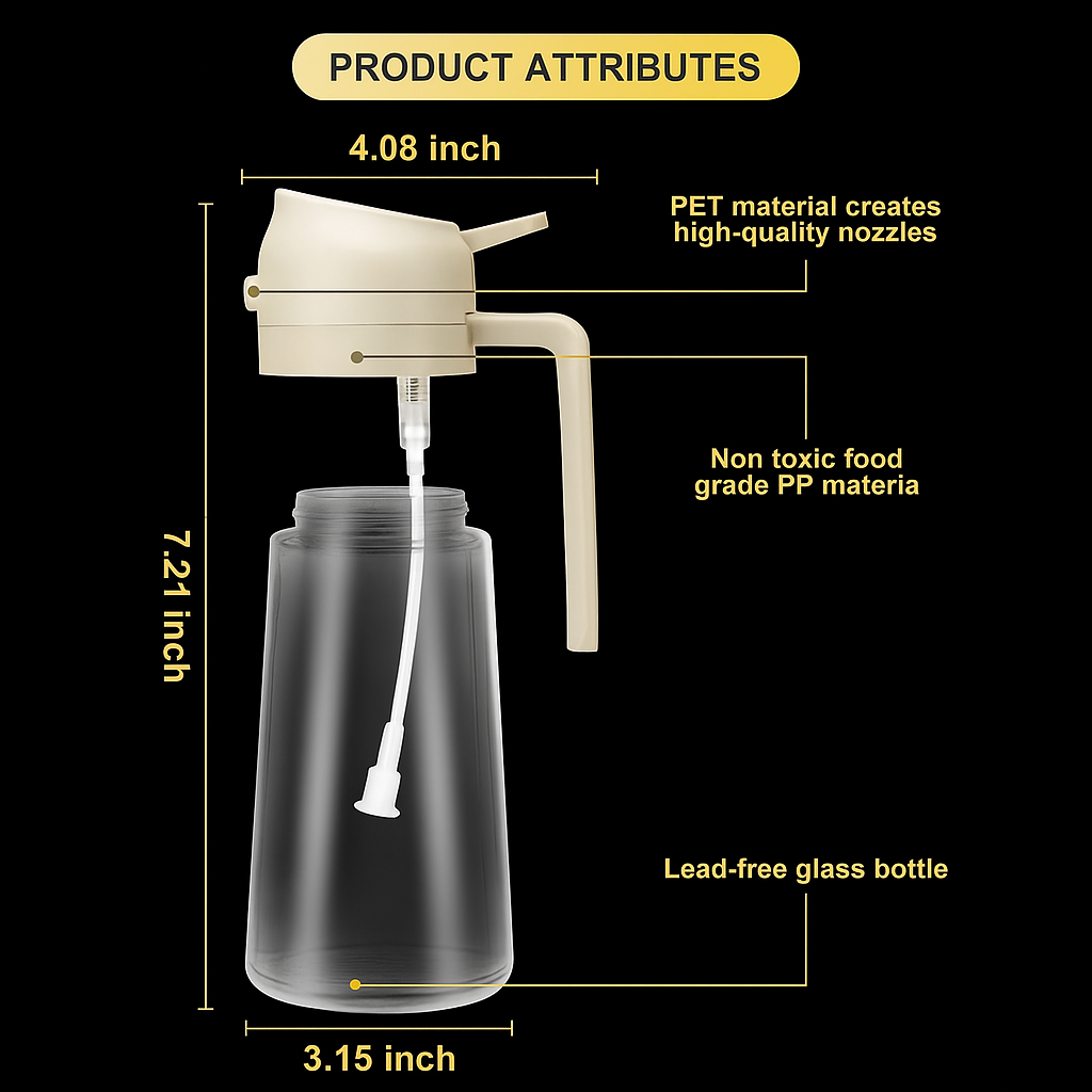 Kitchen King™ 500ml Oil Dispenser
