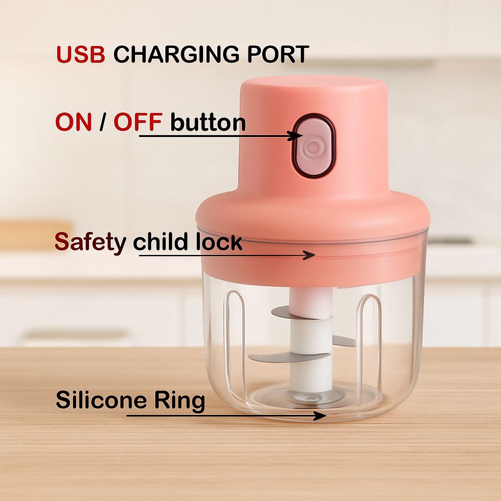 "USB Rechargeable Mini Chopper β 50% OFF"