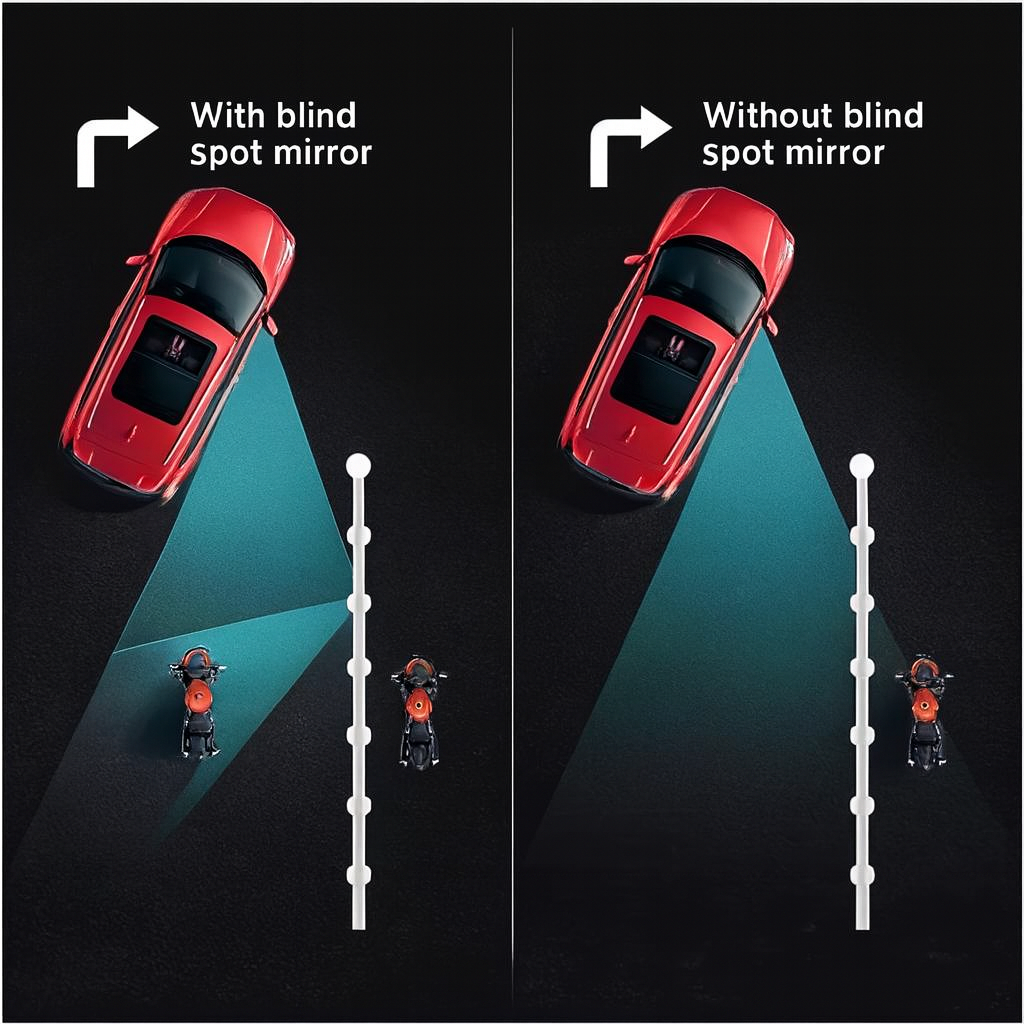 360° HD Blind Spot Mirror – Drive Safe, Drive Smart