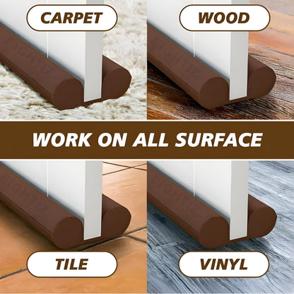 🔥Door Bottom Seal (4Pcs Set) – No More Dust, Noise & Insects 🐜❌ Save AC Cooling ❄️