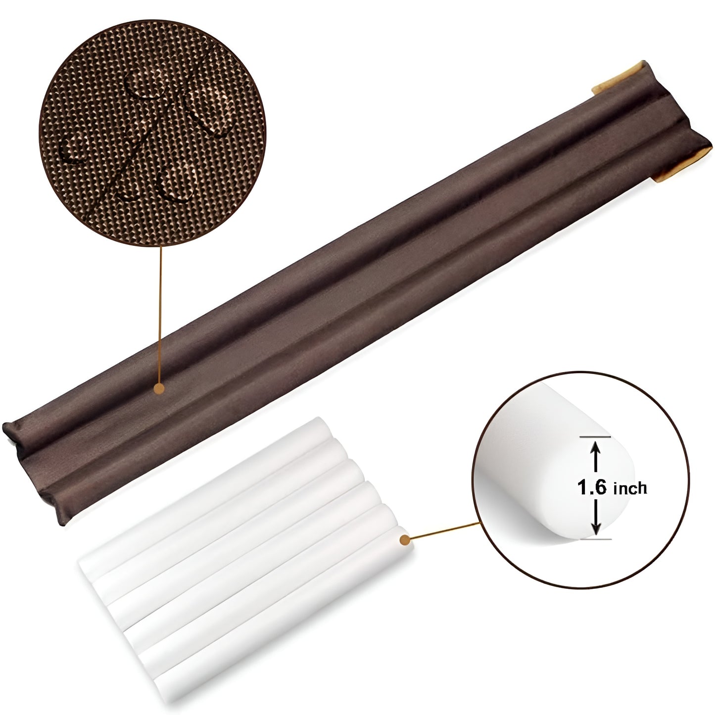 🔥Door Bottom Seal (4Pcs Set) – No More Dust, Noise & Insects 🐜❌ Save AC Cooling ❄️