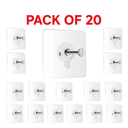 ✨ Premium Heavy Duty Transparent Wall Hooks🔥