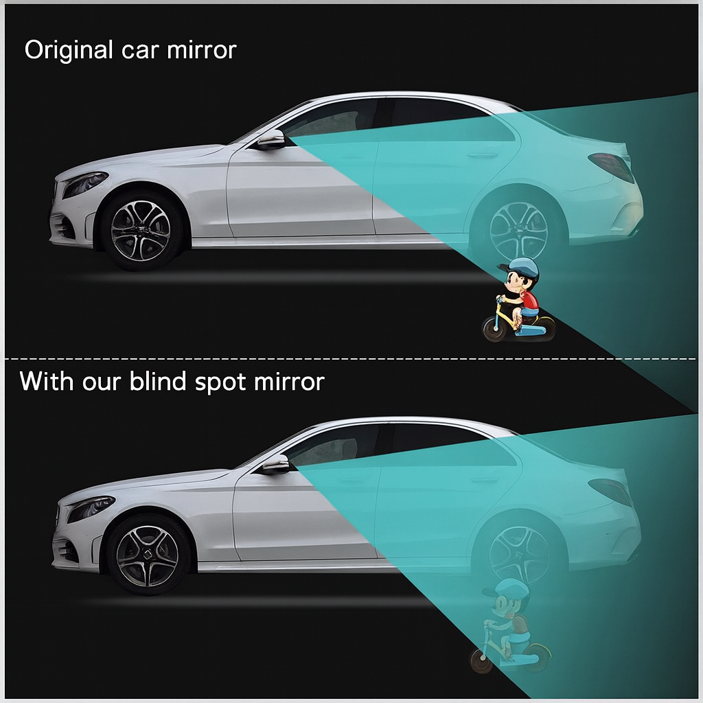 360° HD Blind Spot Mirror – Drive Safe, Drive Smart