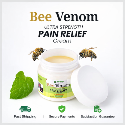 Bee Venom Pain Relief Cream – Fast Acting Joint & Muscle Care (Pack of 3)