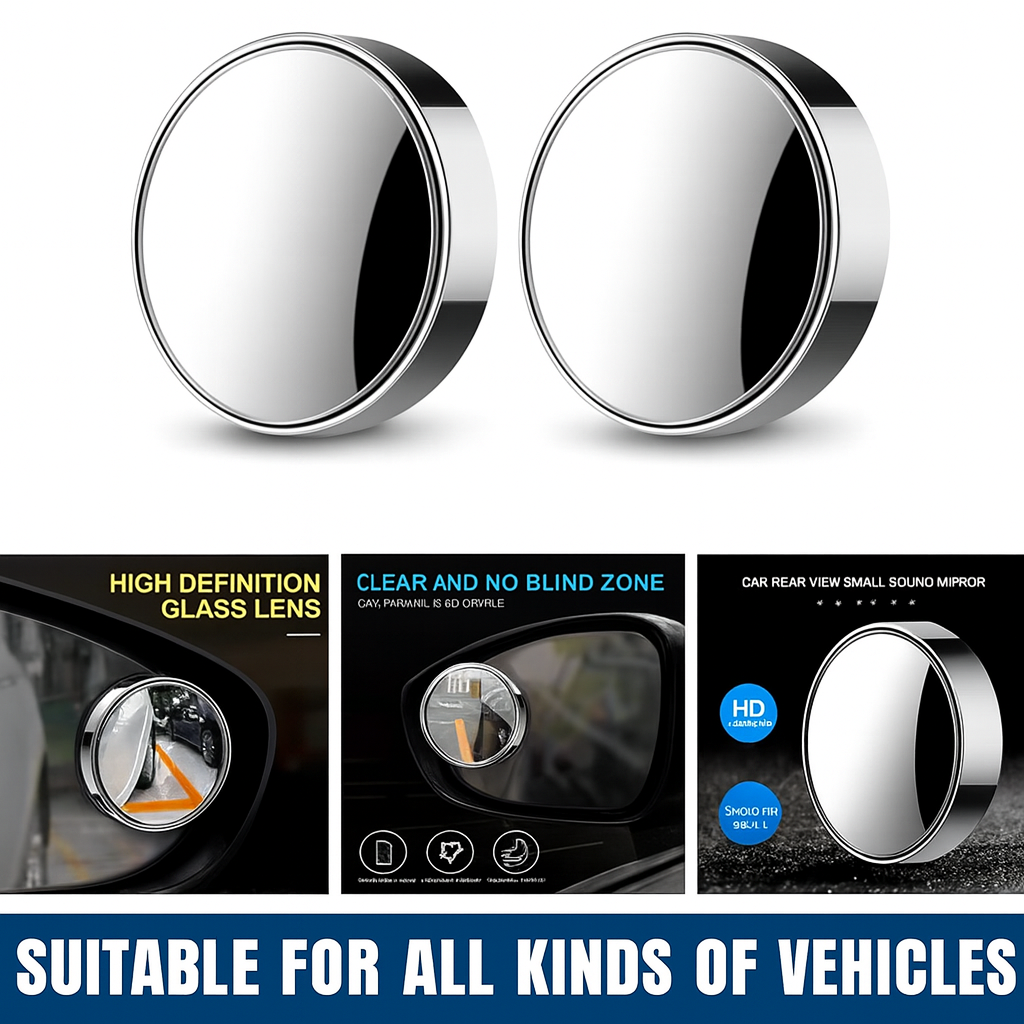 360° HD Blind Spot Mirror – Drive Safe, Drive Smart