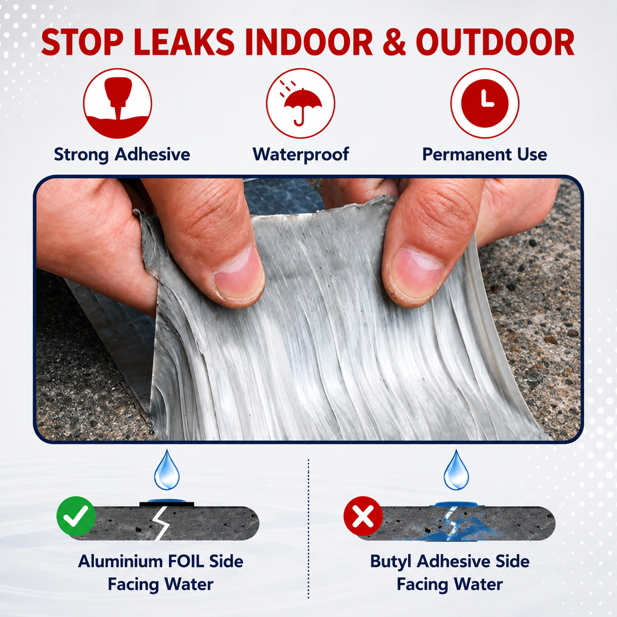 Waterproof Leak Repair Tape – Buy 1 Get 1 Free