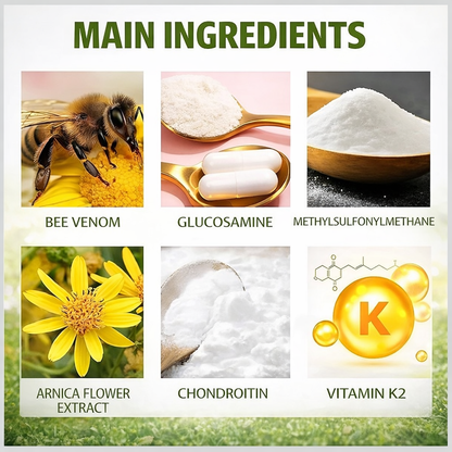 Bee Venom Pain Relief Cream – Fast Acting Joint & Muscle Care (Pack of 3)