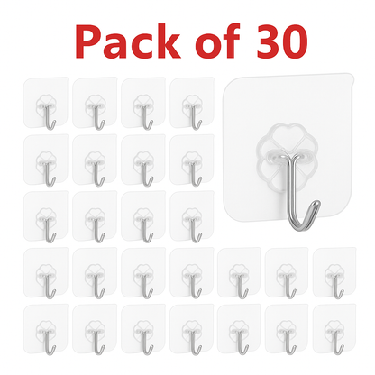 ✨ Premium Heavy Duty Transparent Wall Hooks🔥