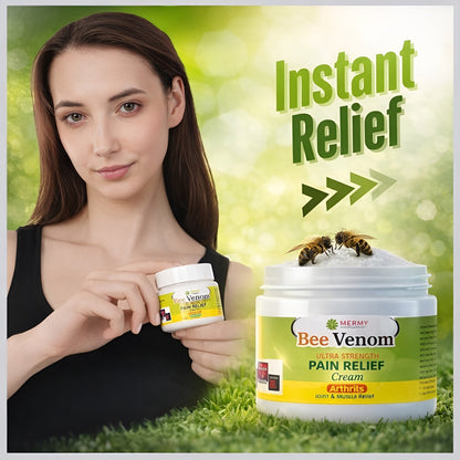 Bee Venom Pain Relief Cream – Fast Acting Joint & Muscle Care (Pack of 3)
