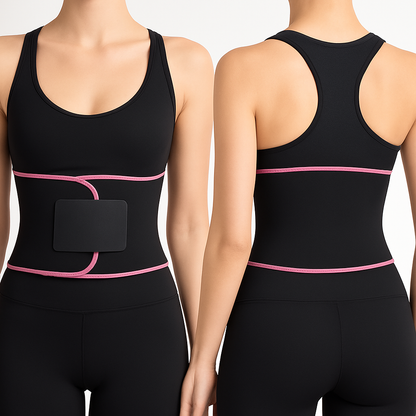 Sweat Slim Belt 🔥 – Burn Fat & Shape Your Waist Instantly