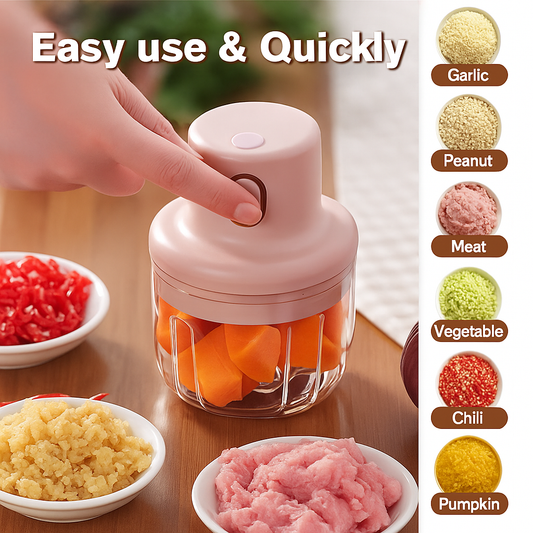 "USB Rechargeable Mini Chopper – 50% OFF"