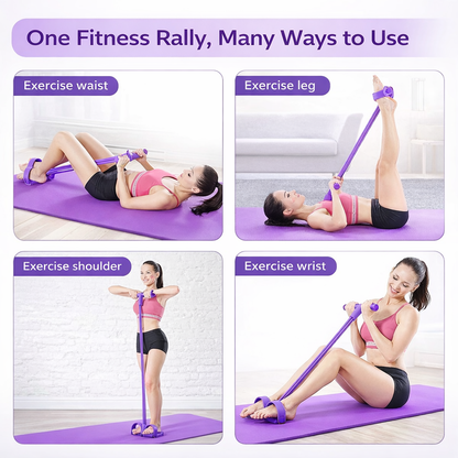 Yoga Pedal Puller Resistance Band – Fit Body & Fat Loss at Home 🔥