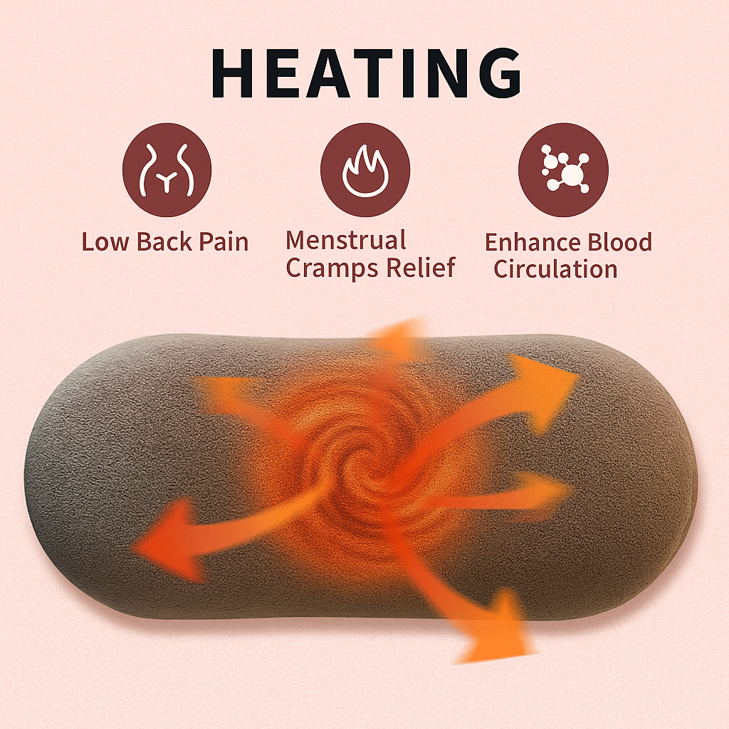 Smart Period Pain Relief Belt – 3 Heat & 4 Massage Modes for Instant Comfort