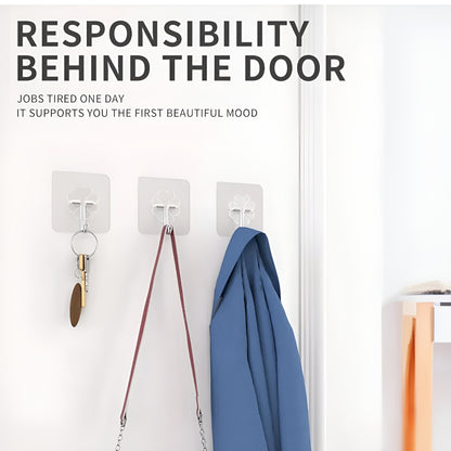 ✨ Premium Heavy Duty Transparent Wall Hooks🔥