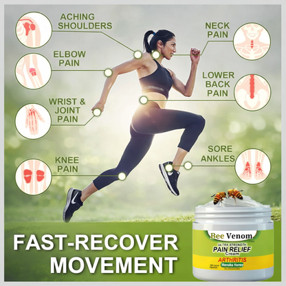Bee Venom Pain Relief Cream – Fast Acting Joint & Muscle Care (Pack of 3)