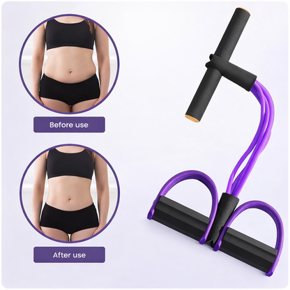 Yoga Pedal Puller Resistance Band – Fit Body & Fat Loss at Home 🔥