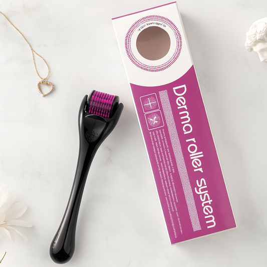 Advanced 0.5mm Derma Roller | Acne Scars, Hair Regrowth & Glowing Skin