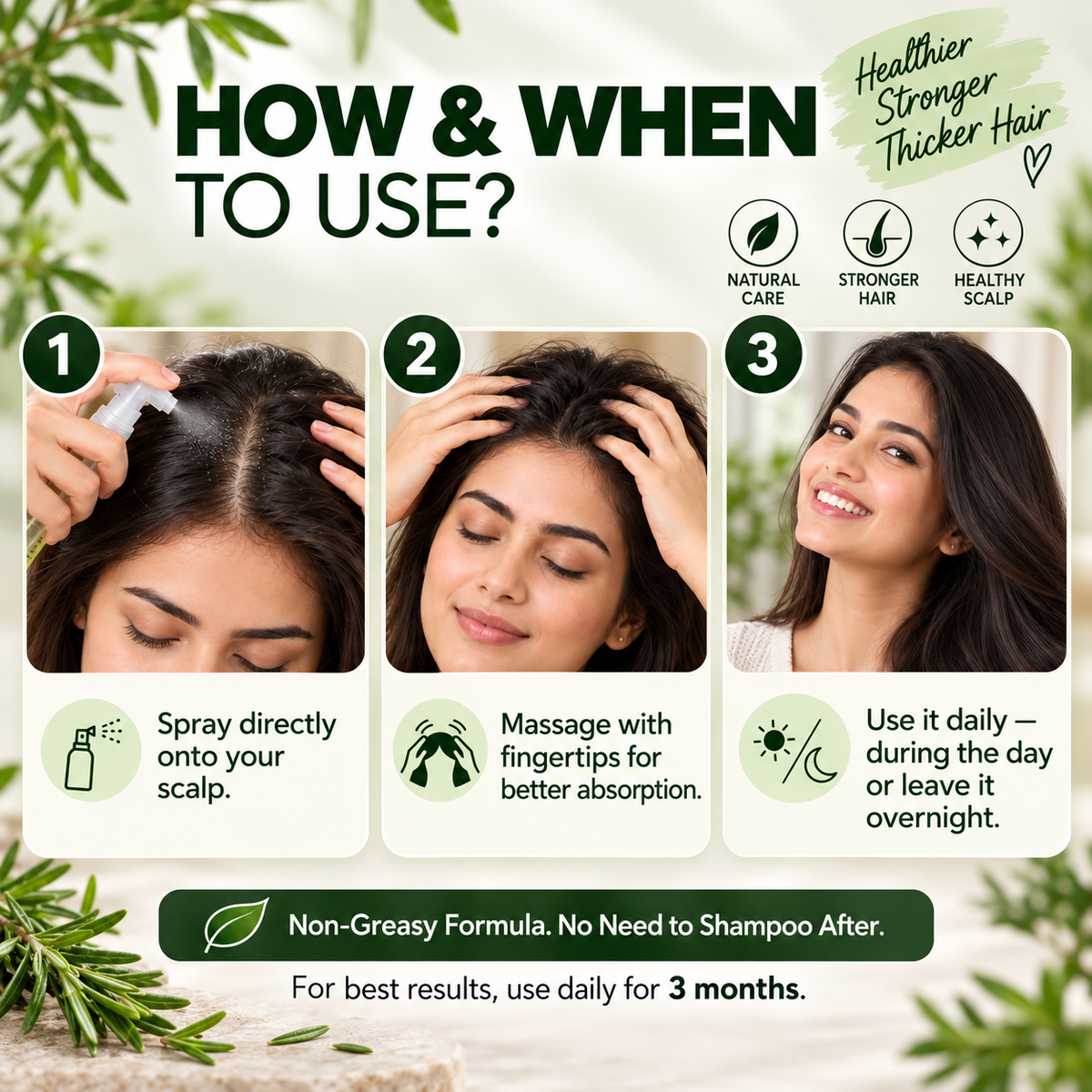 Alps Rosemary Hair Spray – Stronger & Healthier Hair