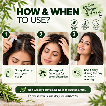 Alps Rosemary Hair Spray – Stronger & Healthier Hair