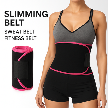 Sweat Slim Belt 🔥 – Burn Fat & Shape Your Waist Instantly