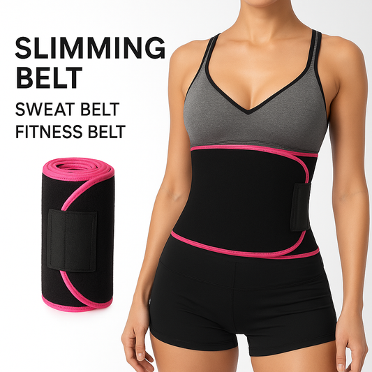 Sweat Slim Belt 🔥 – Burn Fat & Shape Your Waist Instantly